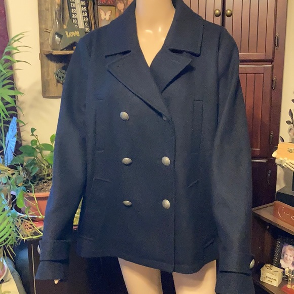 Levi’s vintage wool blend button up coat XXL